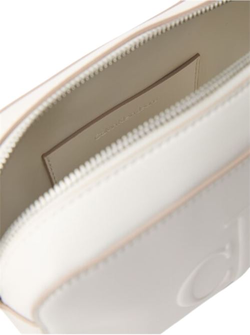 Tracollina panna in poliuretano Calvin Klein | LV04K3036GFUP